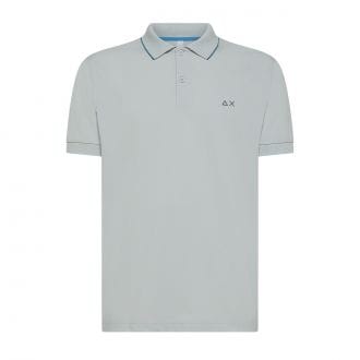 Sun 68 A35110 Polo Con Piping Casual Uomo