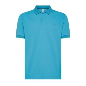 Sun 68 A35110 Polo Con Piping Casual Uomo