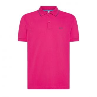 Sun 68 A35110 Polo Con Piping Casual Uomo