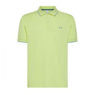 Sun 68 A35110 Polo Con Piping Casual Uomo