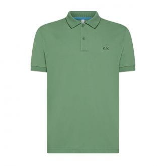 Sun 68 A35110 Polo Con Piping Casual Uomo