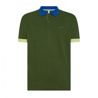 Sun 68 A35116 Polo Tricolor Casual Uomo