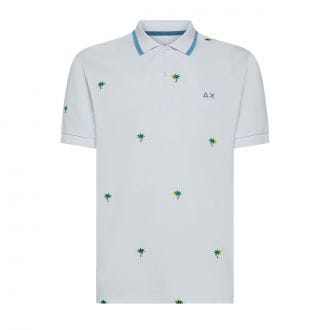 Sun 68 A35128 Polo Full Embrodery Casual Uomo