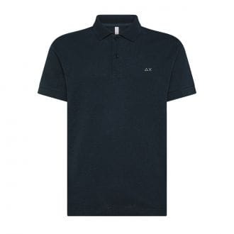 Sun 68 A35133 Polo In Lino Casual Uomo