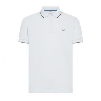 Sun 68 A36111 Polo Con Piping Casual Uomo
