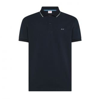 Sun 68 A36111 Polo Con Piping Casual Uomo