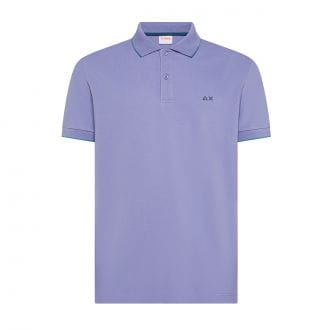 Sun 68 A36111 Polo Con Piping Casual Uomo
