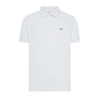 Sun 68 A36115 Polo Print Under Collar Casual Uomo