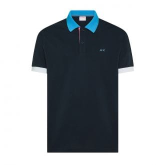 Sun 68 A36116 Polo Tricolor Casual Uomo