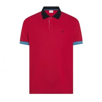 Sun 68 A36116 Polo Tricolor Casual Uomo