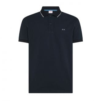 Sun 68 A36117 Polo Collar Multi Stripes Casual Uomo
