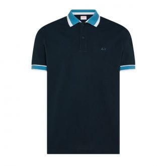 Sun 68 A36117 Polo Collo Multi Stripes Casual Uomo