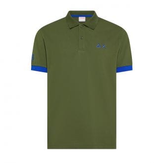 Sun 68 A36121 Polo Macro Logo Fluo Casual Uomo