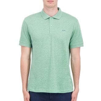 Sun 68 A36130 Polo In Lino Casual Uomo