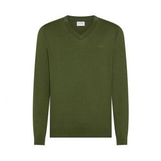 Sun 68 K36102 Maglione Scollo V Cotone Casual Uomo