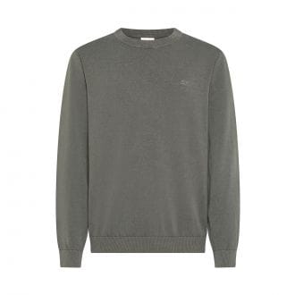 Sun 68 K36126 Maglione Girocollo Cotone Crep Lavato Casual Uomo