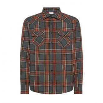 Sun 68 S45109 Camicia Flanellina Di Cotone Casual Uomo