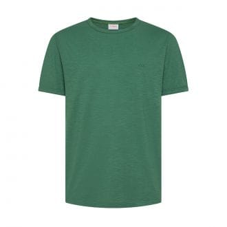 Sun 68 T36115 T Shirt Cotone Fiammato Logo Casual Uomo