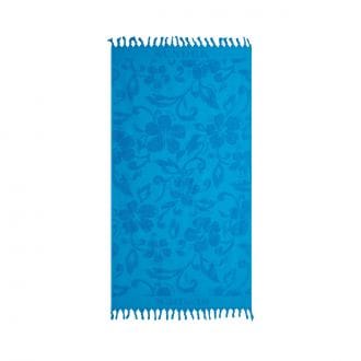 Sundek Am367atc1023 Telo Mare Spugna Jacquard Frange Donna Mare Donna