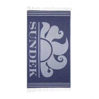 Sundek Am401atc1000 Telo Mare Con Frange E Logo Mare Uomo