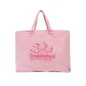 Sundek Aw022abcv400 Borsa Big Logoo Canvas Tie Dye Rogers Donna Mare Donna