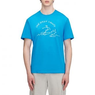 Sundek M672tej7800 T Shirt Funny Print San Diego County Casual Uomo