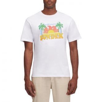 Sundek M675tejr900 T Shirt Logo Solo Vintage Casual Uomo