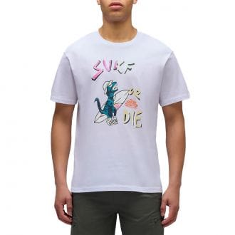 Sundek M678tejr900 T Shirt Stampa Surf Or Die Casual Uomo