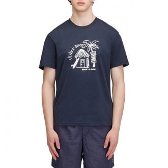 Sundek M688tej7800 T Shirt Funny Print Venice Beach Casual Uomo