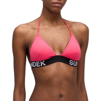 Sundek W102ktl3000 Top Triangolo Logo Aida Donna Mare Donna