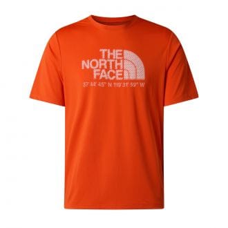 The North Face Nf0a8bejg6l1 T-shirt 24/7 Logo Abbigliamento Montagna Uomo