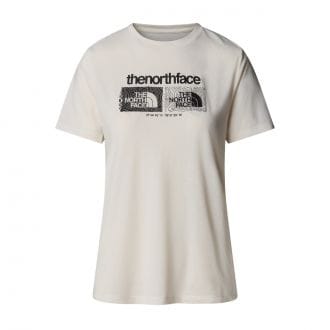 The North Face Nf0a8brzqli Foundation Tee Graphic 1 W Abbigliamento Montagna Donna