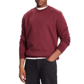 Tommy Jeans Dm0dm20741xiu Felpa Girocollo Reg Flag 280gr Casual Uomo