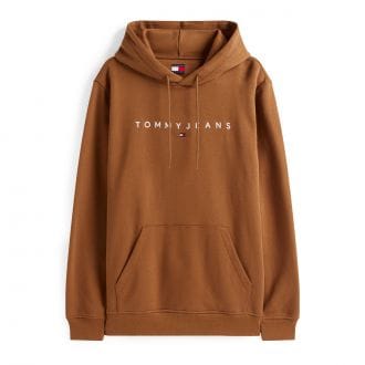 Tommy Jeans Dm0dm20746 Felpa Cappuccio Linear Logo Hoody Casual Uomo