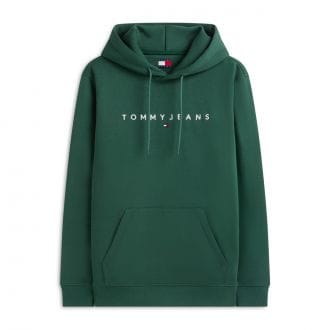 Tommy Jeans Dm0dm20746 Felpa Cappuccio Reg Linear Logo Casual Uomo