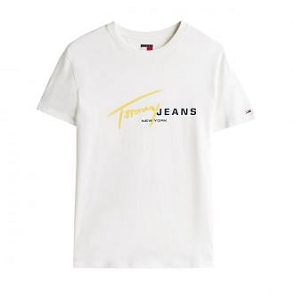 Tommy Jeans Dm0dm20817 T Shirt Dna Reg Signtr Tee Casual Uomo