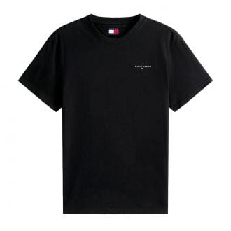Tommy Jeans Dm0dm21780 T-shirt Linear Logo Casual Uomo