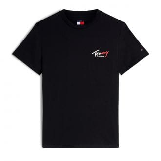 Tommy Jeans Dm0dm22538 T-shirt Slim Sign Chest Casual Uomo