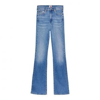 Tommy Jeans Dw0dw19279 Jeans Vita Alta Flaire Sylvia Donna Casual Donna