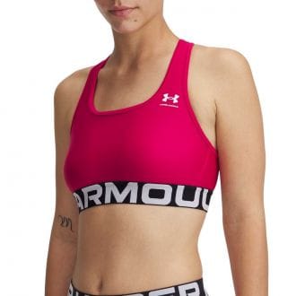 Under Armour 1383544 Reggiseno Heatgear® Mid Branded Abbigliamento Training E Palestra Donna