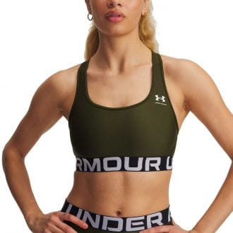 Under Armour 1383544 Reggiseno Heatgear® Mid Branded Abbigliamento Training E Palestra Donna