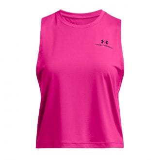 Under Armour 1383654 Canotta Rush Energy Crop Donna Abbigliamento Training E Palestra Donna