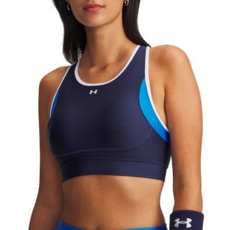 Under Armour 6005838 Reggiseno Crossback Mid Open Back Abbigliamento Training E Palestra Donna