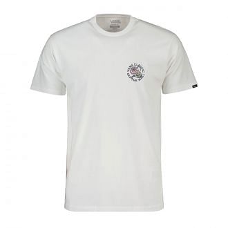 Vans Vn0007uzwht T-shirt Tried And True Rose Street Style Uomo