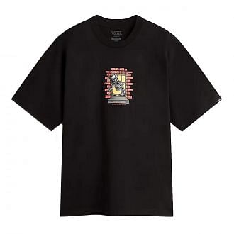 Vans Vn000nhublk T-shirt Skull Window Street Style Uomo