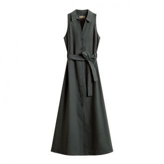 Woolrich Cfwwdr02022frut3944 Abito Sm Shirt Belted Dress In Popline Donna Casual Donna