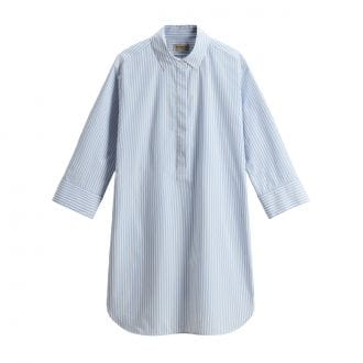 Woolrich Cfwwdr2023frut5378 Abito Serafino Dress In Popline Donna Casual Donna