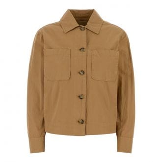 Woolrich Cfwwos2019frut4132 Overshirt In Popline Donna Giacconi Donna