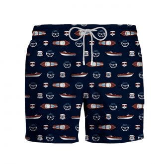 Zeybra Aub437 Boxer Mare Fantasia Motoscafo Mare Uomo