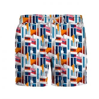 Zeybra Aub519 Boxer Mare Fantasia Palazzi Mare Uomo